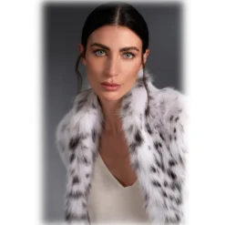 Jade Montenapoleone - Lea Fur - Canadian Lynx - Fur Coat - Luxury Exclusive Collection - Avvenice
