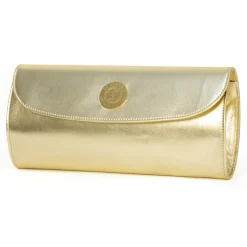 Janné Hebuterné - Calfskin Pochette - Gold - Handmade in Italy - Luxury Exclusive Collection - Avvenice