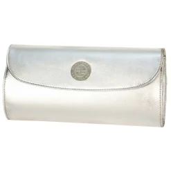 Janné Hebuterné - Calfskin Pochette - Silver - Handmade in Italy - Luxury Exclusive Collection - Avvenice