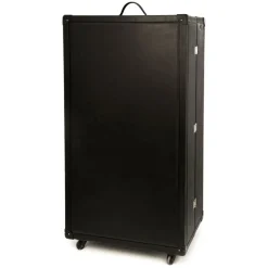 Janné Hebuterné - Clothes Rack - Trunk in Saffiano Calfskin - Black - Handmade in Italy - Luxury Exclusive Collection - Avvenice
