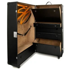 Janné Hebuterné - Clothes Rack - Trunk in Saffiano Calfskin - Black - Handmade in Italy - Luxury Exclusive Collection - Avvenice