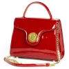 Janné Hebuterné - Frame Bag - Calfskin Bag - Patent - Red - Handmade in Italy - Luxury Exclusive Collection - Avvenice