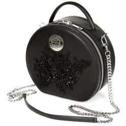 Janné Hebuterné - Round Bag - Calfskin Bag - Black - Handmade in Italy - Luxury Exclusive Collection - Avvenice