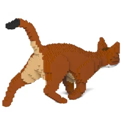 Jekca - Abyssinian Cat 03S - Lego - Sculpture - Construction - 4D - Brick Animals - Toys - Avvenice