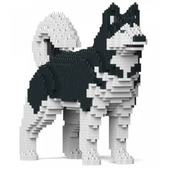 Jekca - Alaskan Malamute 01-M01 - Big - Lego - Sculpture - Construction - 4D - Brick Animals - Toys - Avvenice