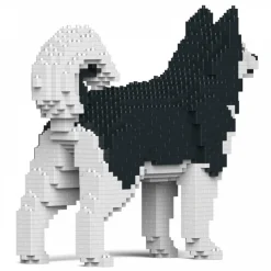 Jekca - Alaskan Malamute 01S-M01 - Lego - Sculpture - Construction - 4D - Brick Animals - Toys - Avvenice