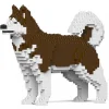 Jekca - Alaskan Malamute 01S-M02 - Lego - Sculpture - Construction - 4D - Brick Animals - Toys - Avvenice
