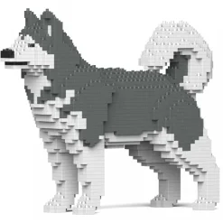 Jekca - Alaskan Malamute 01S-M03 - Lego - Sculpture - Construction - 4D - Brick Animals - Toys - Avvenice