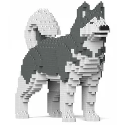Jekca - Alaskan Malamute 01S-M03 - Lego - Sculpture - Construction - 4D - Brick Animals - Toys - Avvenice