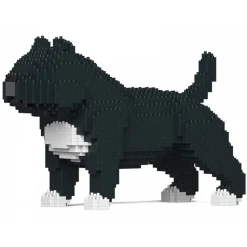 Jekca - American Bully 01-M02 - Big - Lego - Sculpture - Construction - 4D - Brick Animals - Toys - Avvenice