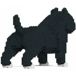 Jekca - American Bully 01-M02 - Big - Lego - Sculpture - Construction - 4D - Brick Animals - Toys - Avvenice