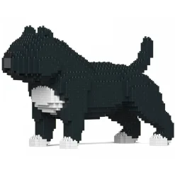 Jekca - American Bully 01S-M02 - Lego - Sculpture - Construction - 4D - Brick Animals - Toys - Avvenice