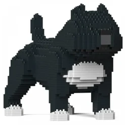 Jekca - American Bully 01S-M02 - Lego - Sculpture - Construction - 4D - Brick Animals - Toys - Avvenice