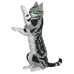 Jekca - American Shorthair Cat 05S-M01 - Lego - Sculpture - Construction - 4D - Brick Animals - Toys - Avvenice