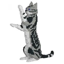 Jekca - American Shorthair Cat 05S-M01 - Lego - Sculpture - Construction - 4D - Brick Animals - Toys - Avvenice