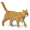Jekca - American Shorthair - Brown Cat - 03S-M01 - Lego - Sculpture - Construction - 4D - Brick Animals - Toys - Avvenice