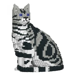 Jekca - American Shorthair Cat 01S-M01 - Lego - Sculpture - Construction - 4D - Brick Animals - Toys - Avvenice