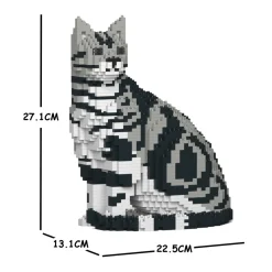 Jekca - American Shorthair Cat 01S-M01 - Lego - Sculpture - Construction - 4D - Brick Animals - Toys - Avvenice