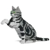 Jekca - American Shorthair Cat 03S-M01 - Lego - Sculpture - Construction - 4D - Brick Animals - Toys - Avvenice