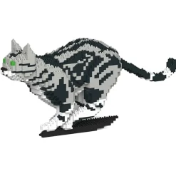 Jekca - American Shorthair Cat 06S-M01 - Lego - Sculpture - Construction - 4D - Brick Animals - Toys - Avvenice