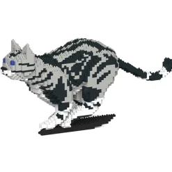 Jekca - American Shorthair Cat 06S-M01 - Lego - Sculpture - Construction - 4D - Brick Animals - Toys - Avvenice