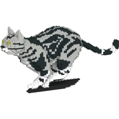 Jekca - American Shorthair Cat 06S-M01 - Lego - Sculpture - Construction - 4D - Brick Animals - Toys - Avvenice