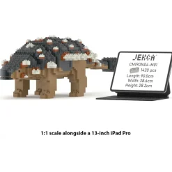 Jekca - Ankylosaurus 01-M01 - Big - Lego - Sculpture - Construction - 4D - Brick Animals - Toys - Avvenice
