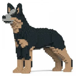 Jekca - Australian Cattle Dog 01S - Lego - Sculpture - Construction - 4D - Brick Animals - Toys - Avvenice
