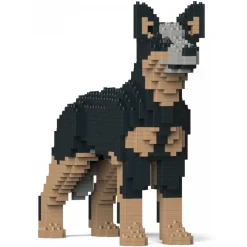 Jekca - Australian Cattle Dog 01S - Lego - Sculpture - Construction - 4D - Brick Animals - Toys - Avvenice