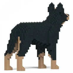 Jekca - Australian Kelpie 01S - Lego - Sculpture - Construction - 4D - Brick Animals - Toys - Avvenice