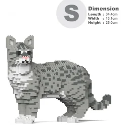 Jekca - Australian Mist 01S-M02 - Lego - Sculpture - Construction - 4D - Brick Animals - Toys - Avvenice