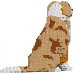 Jekca - Australian Shepherd 01-M02 - Lego - Sculpture - Construction - 4D - Brick Animals - Toys - Avvenice