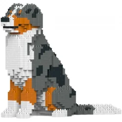 Jekca - Australian Shepherd 01-M01B - Lego - Sculpture - Construction - 4D - Brick Animals - Toys - Avvenice