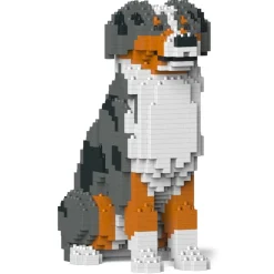 Jekca - Australian Shepherd 01-M01B - Lego - Sculpture - Construction - 4D - Brick Animals - Toys - Avvenice
