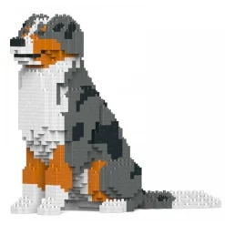 Jekca - Australian Shepherd 01S - Lego - Sculpture - Construction - 4D - Brick Animals - Toys - Avvenice