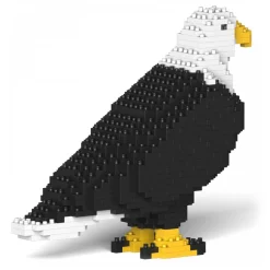 Jekca - Bald Eagle 01S - Lego - Sculpture - Construction - 4D - Brick Animals - Toys - Avvenice