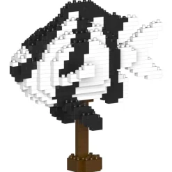 Jekca - Banded Humbug 01 - Big - Lego - Sculpture - Construction - 4D - Brick Animals - Toys - Avvenice