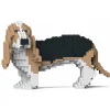 Jekca - Basset Hound 01-M02 - Big - Lego - Sculpture - Construction - 4D - Brick Animals - Toys - Avvenice