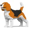 Jekca - Beagle 03 - Lego - Sculpture - Construction - 4D - Brick Animals - Toys - Avvenice