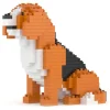 Jekca - Beagle Mini 01 - Big - Lego - Sculpture - Construction - 4D - Brick Animals - Toys - Avvenice