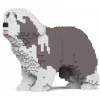 Jekca - Bearded Collie 01-M02 - Big - Lego - Sculpture - Construction - 4D - Brick Animals - Toys - Avvenice
