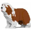 Jekca - Bearded Collie 01-M04 - Big - Lego - Sculpture - Construction - 4D - Brick Animals - Toys - Avvenice