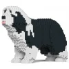 Jekca - Bearded Collie 01S-M01 - Lego - Sculpture - Construction - 4D - Brick Animals - Toys - Avvenice