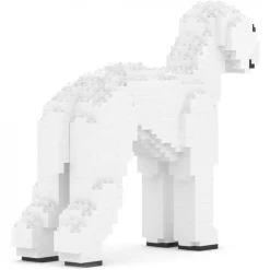 Jekca - Bedlington Terrier 01 - Big - Lego - Sculpture - Construction - 4D - Brick Animals - Toys - Avvenice