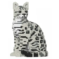 Jekca - Bengal Cat 4-in-1 Pack 01S-M02 - Lego - Sculpture - Construction - 4D - Brick Animals - Toys - Avvenice