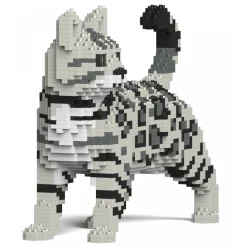 Jekca - Bengal Cat 4-in-1 Pack 01S-M02 - Lego - Sculpture - Construction - 4D - Brick Animals - Toys - Avvenice
