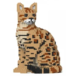 Jekca - Bengal Cat 4-in-1 Pack 01S-M01 - Lego - Sculpture - Construction - 4D - Brick Animals - Toys - Avvenice