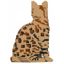 Jekca - Bengal Cat 4-in-1 Pack 01S-M01 - Lego - Sculpture - Construction - 4D - Brick Animals - Toys - Avvenice