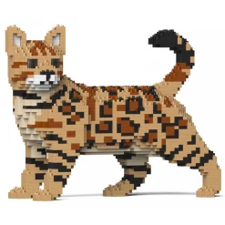 Jekca - Bengal Cat 4-in-1 Pack 01S-M01 - Lego - Sculpture - Construction - 4D - Brick Animals - Toys - Avvenice