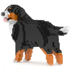 Jekca - Bernese Mountain Dog 03B (Version 2024) - Lego - Sculpture - Construction - 4D - Brick Animals - Toys - Avvenice